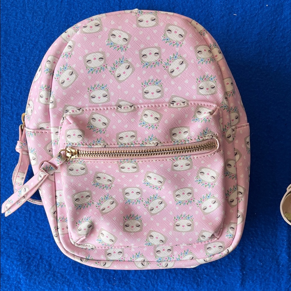 Charming Pink Sloth Mini  Kids Backpack Under One Sky